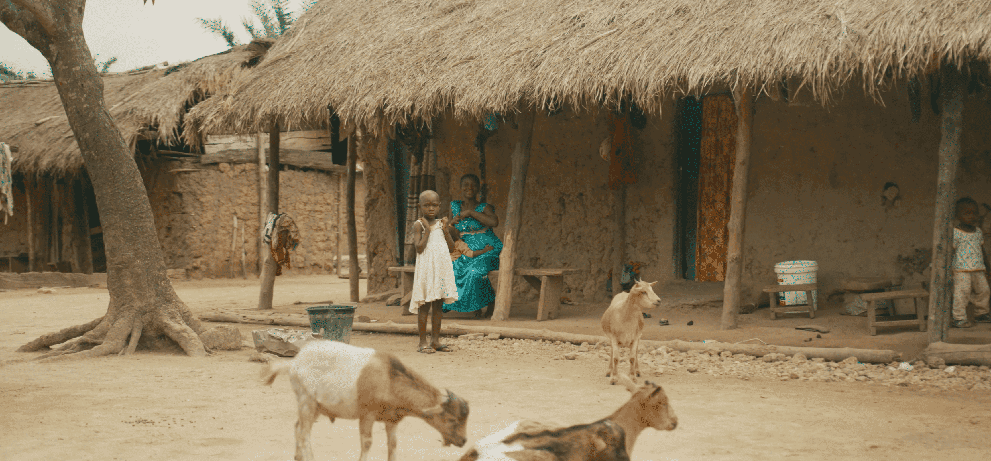 Kinderhulp Ghana dorp noodhulp